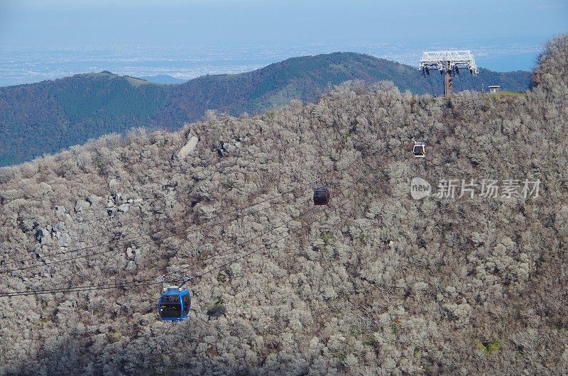 箱根缆车/日本箱根火山风景